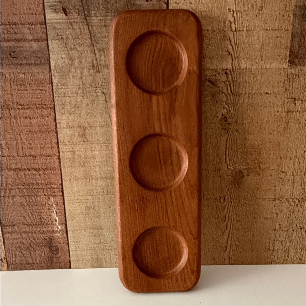 Teak Wooden Trays Set of 2 - Picture 5 of 11